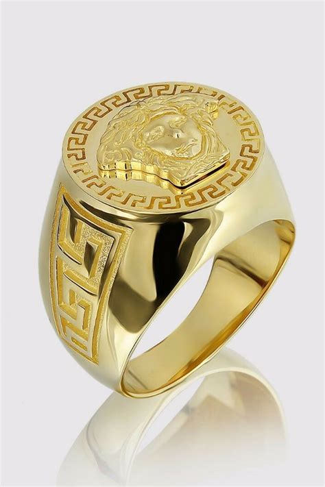 versace mens chain cheap|versace gold ring for men.